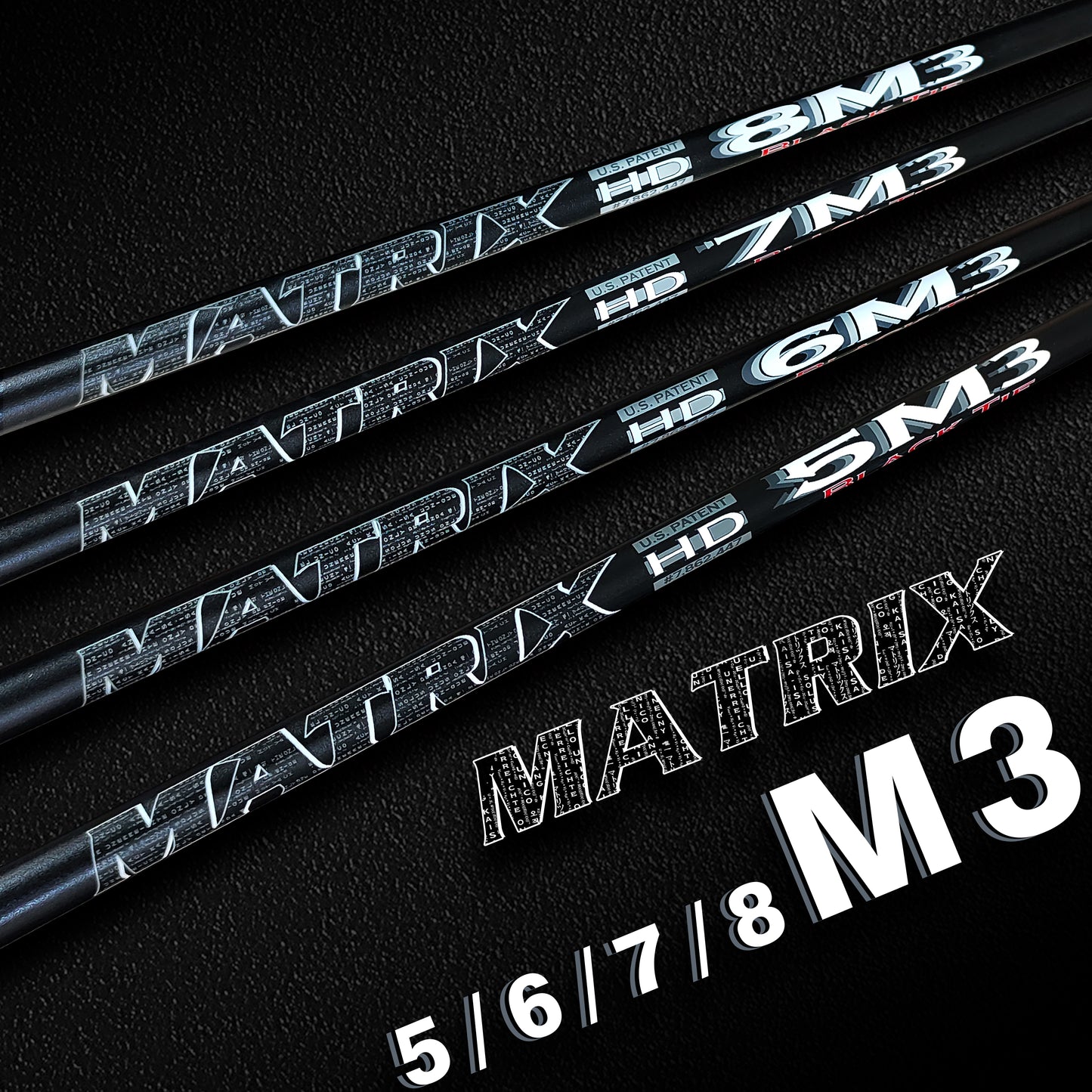MATRIX Shafts HD M3 Series Black Driver Shaft