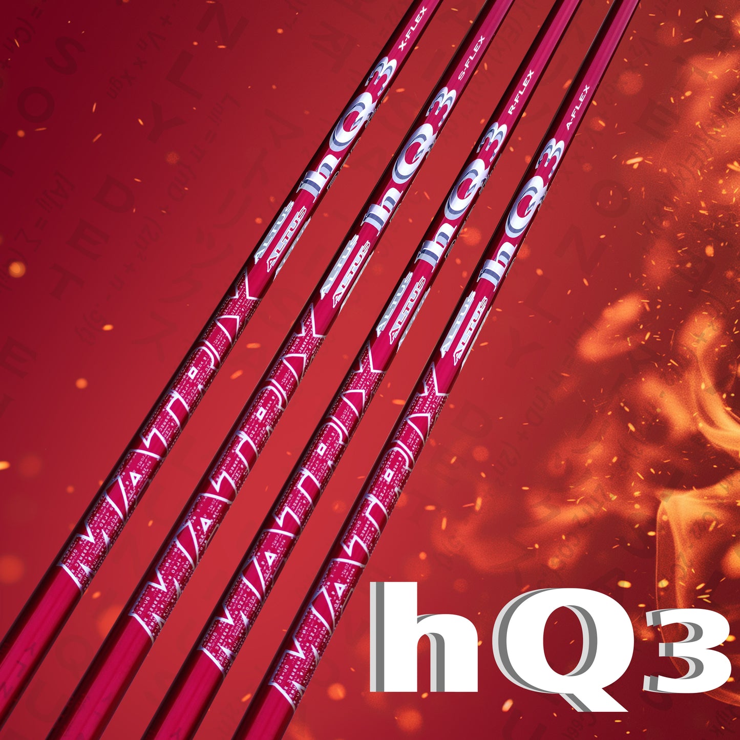 MATRIX Golf Shaft ALTUS HQ3 Series Red Hybrid Shaft