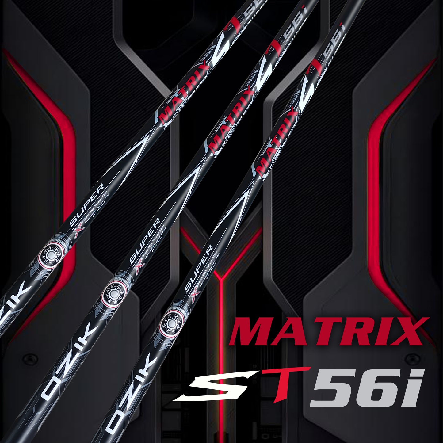 MATRIX Golf Shaft ST56 Carbon Fiber Black Iron Shaft