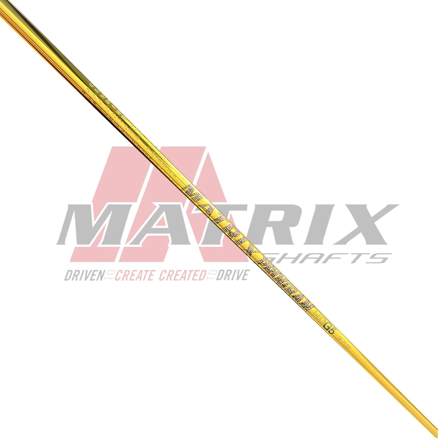 MATRIX Shafts Program G5/G6 Series Golden Color Driver Shaft