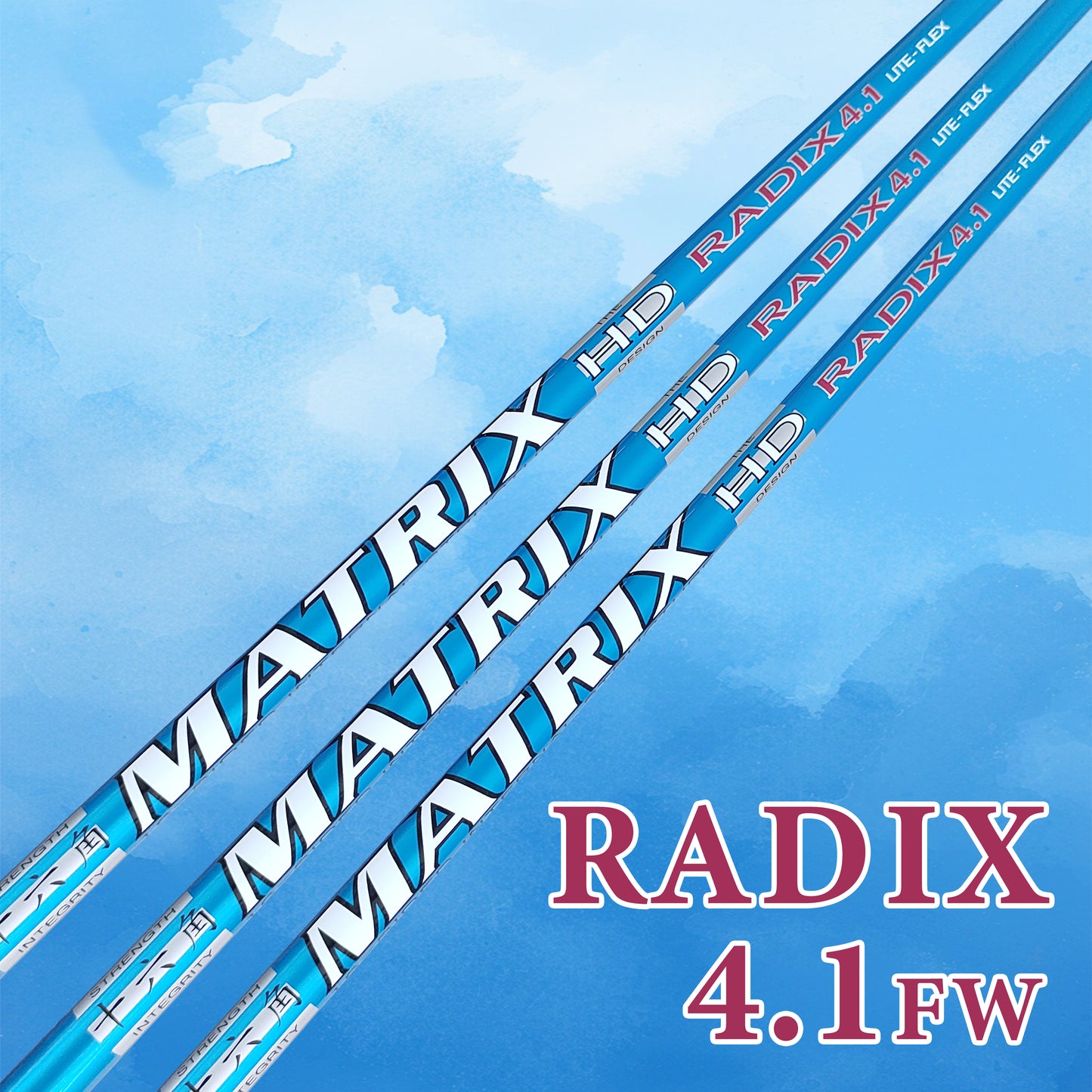 MATRIX Golf Shaft HD RADIX Series Blue Fairway Shaft