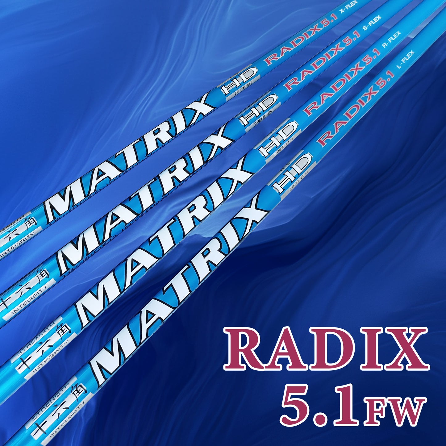 MATRIX Golf Shaft HD RADIX Series Blue Fairway Shaft