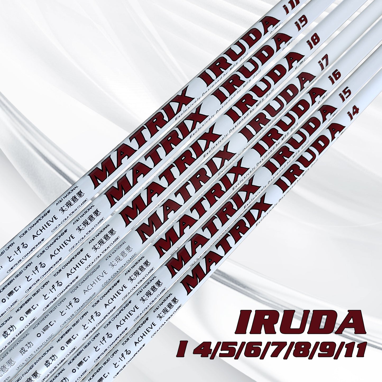 MATRIX Golf Shaft IRUDA Series High Carbon Fiber White Iron Shaft