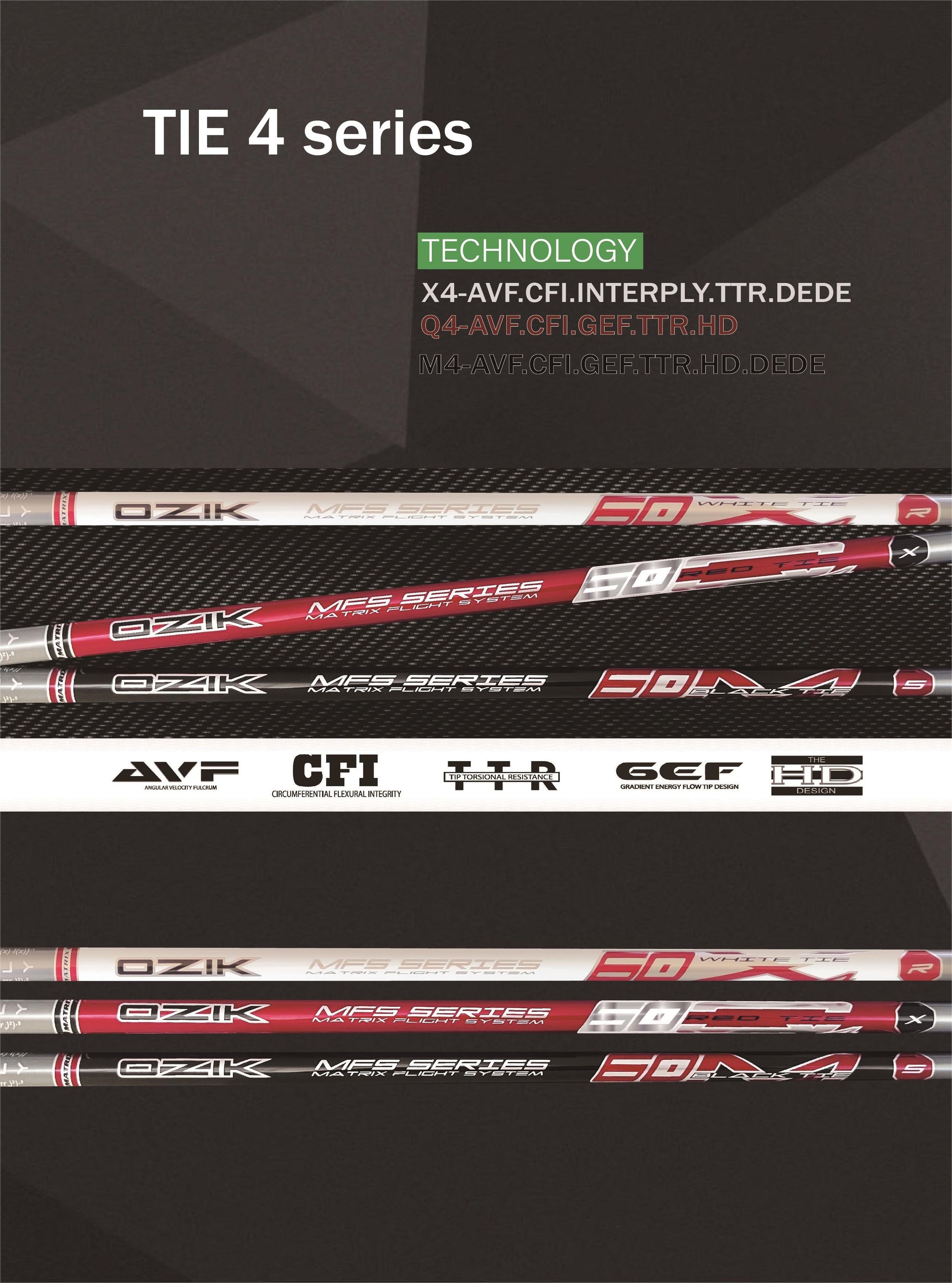 MATRIX Shafts OZIK MFS X4 Series White Tie Driver Wood – MATRIX SHAFTS