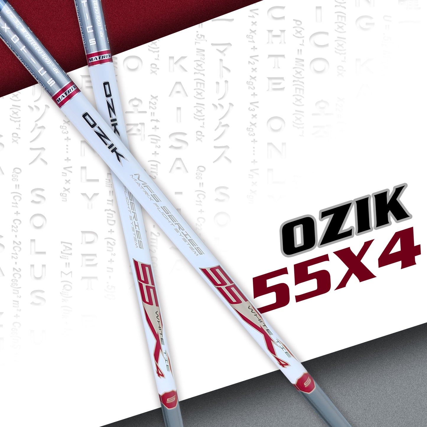 MATRIX Shafts OZIK MFS X4 Series White  Driver Shaft