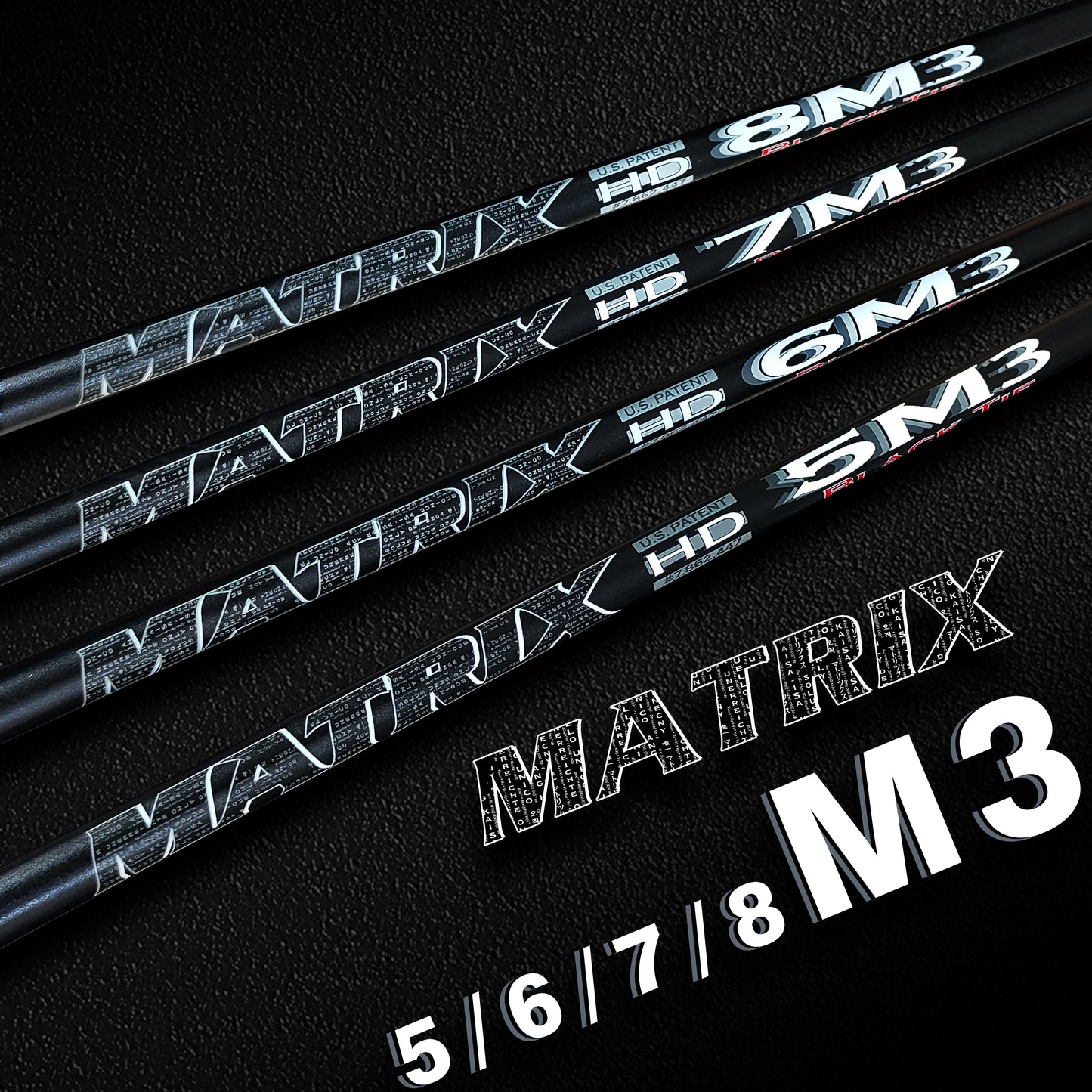 MATRIX Shafts  HD M3 Series  Black Driver Shaft