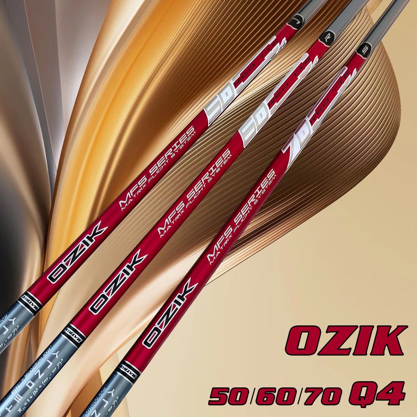 MATRIX Shafts OZIK MFS Q4 Series Red Tie Driver Wood