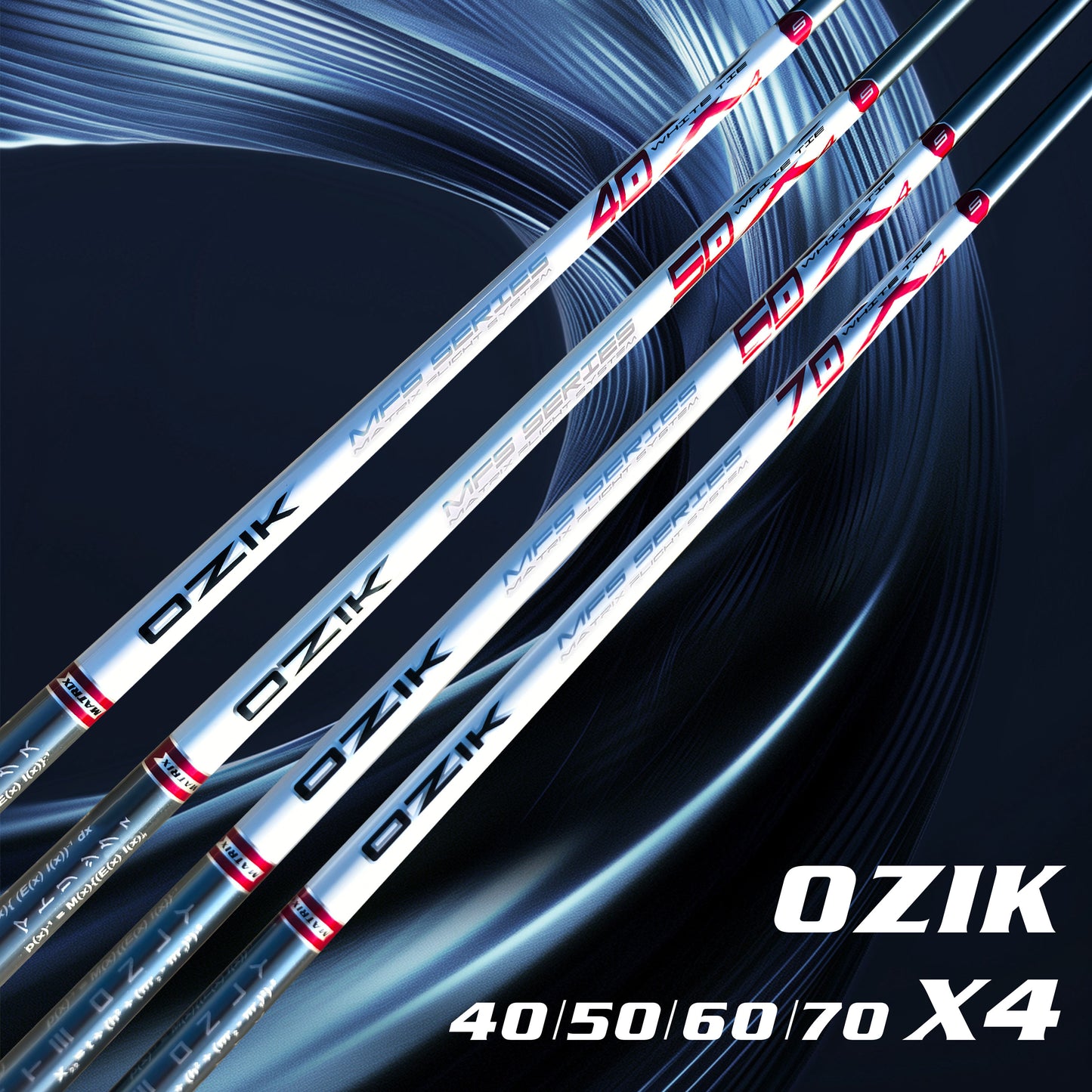 MATRIX Shafts OZIK MFS X4 Series White Tie Driver Wood