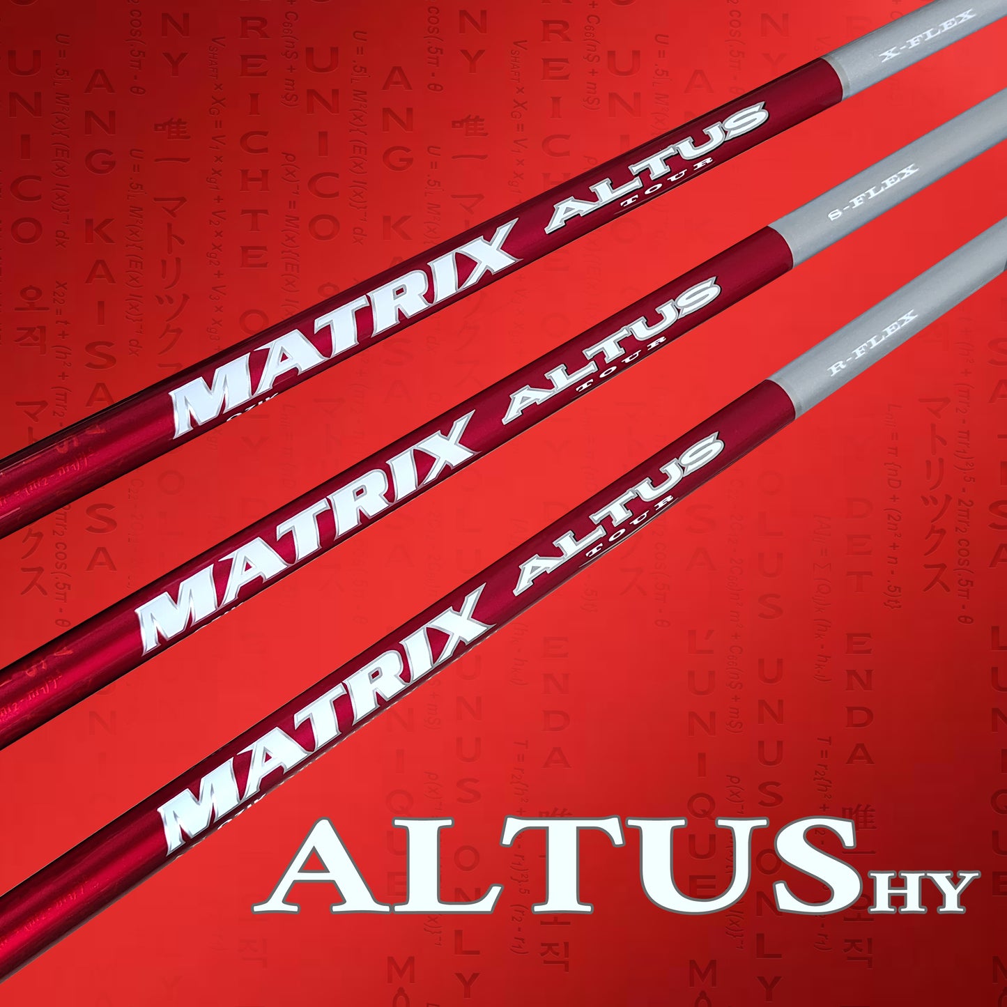 MATRIX Golf Shaft ALTUS Hybrid Carbon Fiber Sliver  Shaft