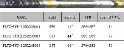 MATRIX Golf Shaft FLYZ Series Carbon Fiber Fairway Shaft